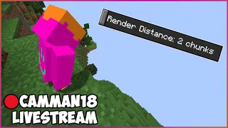Speed Running Random Items But My Render Distance is TWO camman18 Full Twitch VOD