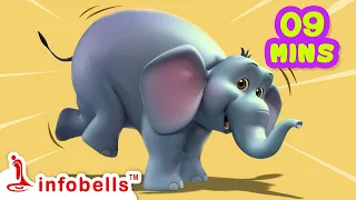 Hathi Raja Kahan Chale - Dance | Hindi Rhymes for Children | Infobells #hindirhymes #hindicartoons