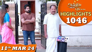 Anbe Vaa Serial | EP 1046 Highlights | 11th Mar 24 | Virat | Shree Gopika | Saregama TV Shows Tamil