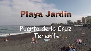 Playa Jardin. Puerto-de-la-Cruz. Tenerife.