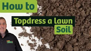 Overseeding an existing lawn uk and topdressing with soil | before and after