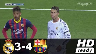 Real Madrid vs Barcelona 3 4 • All Goals & Extended Highlights • La Liga 23 3 2014 HD