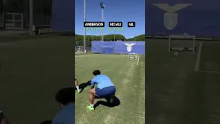 Shooting challenge vs Lazio players