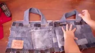 RECICLA TUS JEANS VIEJOS A UN BOLSO COMO NUEVO!!