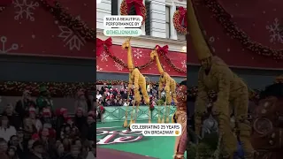 Macy's Thanksgiving day parade 2022 lion king Instagram story