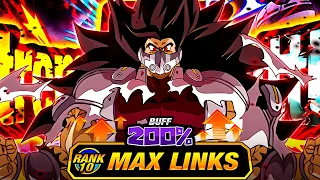 REALLY REALLY BAD!! LEVEL 10 LINKS 100% RAINBOW STAR EZA F2P CUMBER! (DBZ: Dokkan Battle)