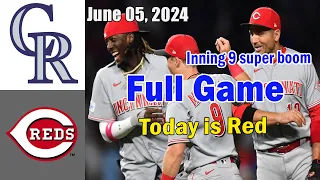 Cincinnati Reds vs Colorado Rockies June 05, 2024 FULL GAME | MLB Highlights | 2024 MLB Season