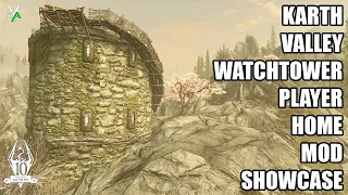 Xbox Skyrim AE: KARTH VALLEY WATCHTOWER Player Home Mod Showcase