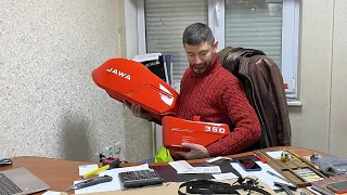 Jawa 638. Как правильно Приклеить Наклейки на Бак и Бардачки.Сравниваем с оригиналом.