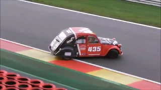 Spa Francorchamps 24 Hours 2CV/C1 - Crash and action 2019