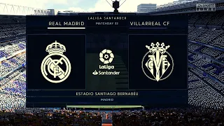 Fifa 21 Gameplay- Real Madrid vs Villarreal - La Liga 2020-21(1080p ENGLISH) on Xbox one