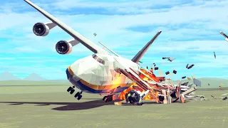 Satisfying Airplane Crashes #6 😱 Besiege