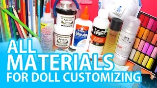 All Materials for Doll Customizing