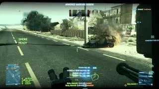 Battlefield 3 LAV-AD Anti-air AA Madness Ownage on Operation Firestorm Triple + Five Kill