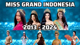 Miss Grand Indonesia Dari Tahun 2013 - 2024