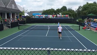 Match point ITF College Park J1 boys final