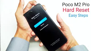 Poco M2 Pro Hard Reset || Pattern Unlock / How to Reset Poco M2 Pro