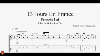 13 Jours En France - Guitar Tutorial + TAB