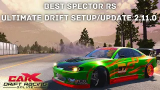 CarX Drift Racing Online - Best Spector RS Ultimate Drift Setup / Update 2.11.0