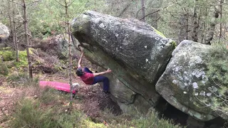 Quartier de Lune | 5+ | Gorge aux Chats | FONTAINEBLEAU BOULDERING