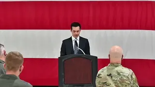 Tuskegee Airman, Lt. Col. James Harvey, Top Gunnery Plaque ceremony at Nellis AFB