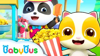 Popcorn delicios + Bălăceala bomboanelor | Cântece și Desene animate BabyBus
