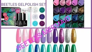 BEETLES MERMAID GEL POLISHES SET FROM AMAZON