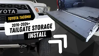 2016-2023 BPF Toyota Tacoma Tailgate Storage install video