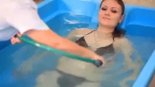 Подводный душ - массаж в санатории Родник