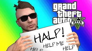 GTA5 Online Funny Moments - Moo Was Kidnapped By Mark Wahlberg!