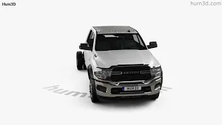 Ram 3500 Crew Cab Chassis SLT 2019 3D model by Hum3D.com