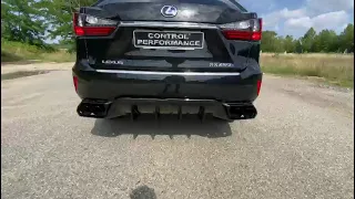 Hybrid LEXUS RX 450h acceleration ! Pure exhaust sound by CONTROL PERFORMANCE