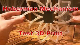 Expanding Circle / Hoberman Mechanism - Designed in Fusion 360 and 3D printed.