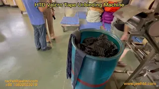 HTD velcro tape / hook and loop unwinding machine