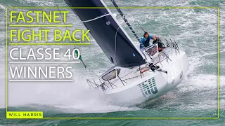 No rest for the Classe 40 fleet in the 2021 Rolex Fastnet race: winner Will Harris