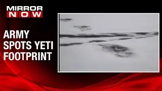 Yeti footprint spotted near Makalu base camp, Indian Army tweets photos