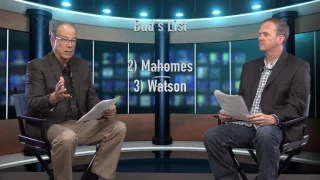 Rank how the NFL careers of Mitch Trubisky, Patrick Mahomes and Deshaun Watson will turn out.