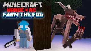 Surviving THE GOATMAN in Minecraft Hardcore From The Fog...