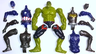 Assemble Marvel Toys ~ CAPTAIN AMERICA VS HULK VS BATMAN ~ Avengers Marvel Assemble Toys