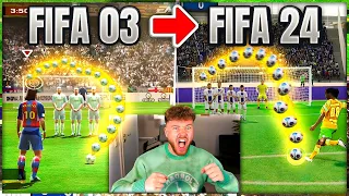 1 FREISTOẞ Tor mit RONALDINHO in jedem FIFA 🔥