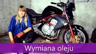 Wymiana oleju - Kawasaki ER6N