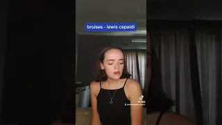 bruises - lewis capaldi (cover) #shorts #lewiscapaldi