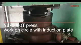 YDK-2000T hydraulic press /induction bottom for cookware--A student vlog at MOSTRO internship 8