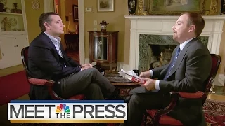 Sen. Ted Cruz On Presidential Bid (Full Interview) | Meet The Press | NBC News