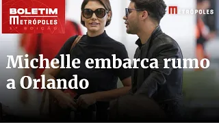 Michelle embarca rumo a Orlando para encontrar Bolsonaro | Boletim Metrópoles 1º