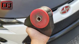 5 Month Update: Cast Polyurethane Motor Mount Bushings from 3D Printed Mold (Scion tC2 / tC2.5)