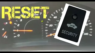 HOW TO RESET TOYOTA ANTI THEFT System RESET ecu procedure- FAST EASY FIX...