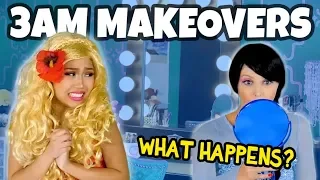 MAKEOVERS AT 3AM. (With MOANA VS ELSA) Totally TV