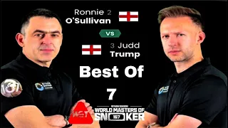 Ronnie O'Sullivan Vs Judd Trump World Master Snooker Riyadh, Saudi Arabia Semi Finals 2024 Frame 01