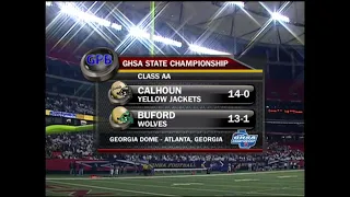 GHSA 2A Final: Buford vs. Calhoun - Dec. 11, 2009